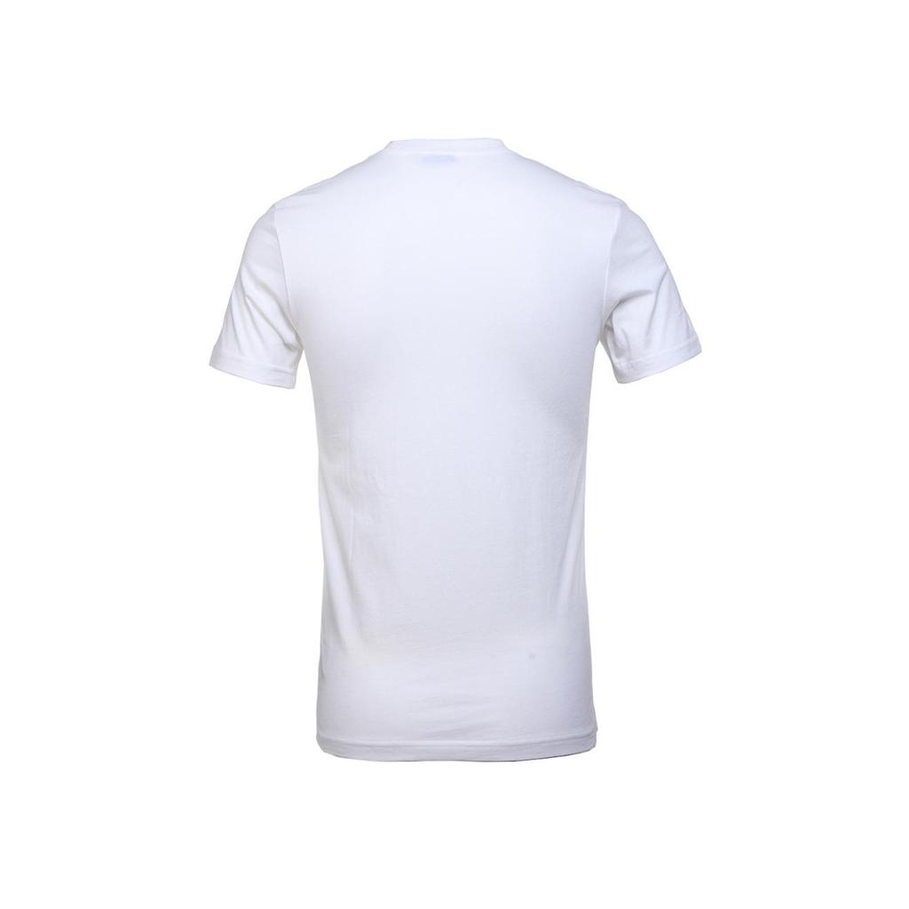 Adidas Tričko s krátkým rukávem a kulatým výstřihem s potiskem loga Originals, unisex topy, bílé AY8281