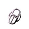 Scarf Ring Gold Plated Mini Buckle Twilly Ring Scarf Ring Silver Gold Plated Unisex Used