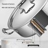 Jing Qing Fu 304 Stainless Steel Hammered Rose Gold Hot Pot