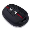 Silicone Car Key Cover Keychain For Toyota Camry Corolla Rav4 Vios Prius C Highlander Remote Case Holder Shell