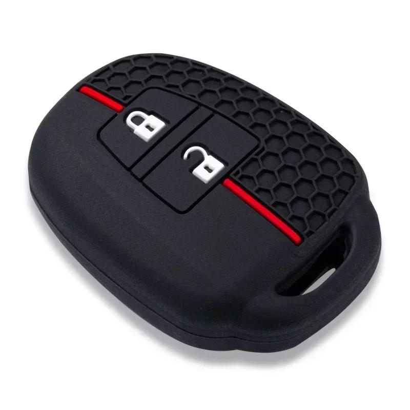 Silicone Car Key Cover Keychain For Toyota Camry Corolla Rav4 Vios Prius C Highlander Remote Case Holder Shell