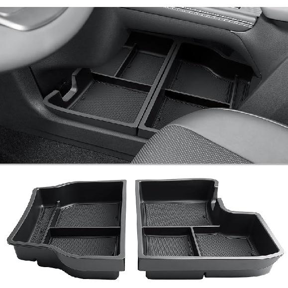 CDEFG Center Console Organizer Tray Compatible With -2024 2025 Toyota Sienna Armrest Anti-Slip Storage Pad, Armrest Lid Nonslip Mat Cellphone Barrier
