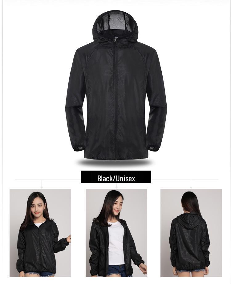 

Солнцезащитная куртка для пар для активного отдыха, походов и путешествий XL чёрный