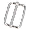 50pcs Silver Tri-Glide Buckle Rectangle Shape Adjustable Strap Buckle  For Fasteners