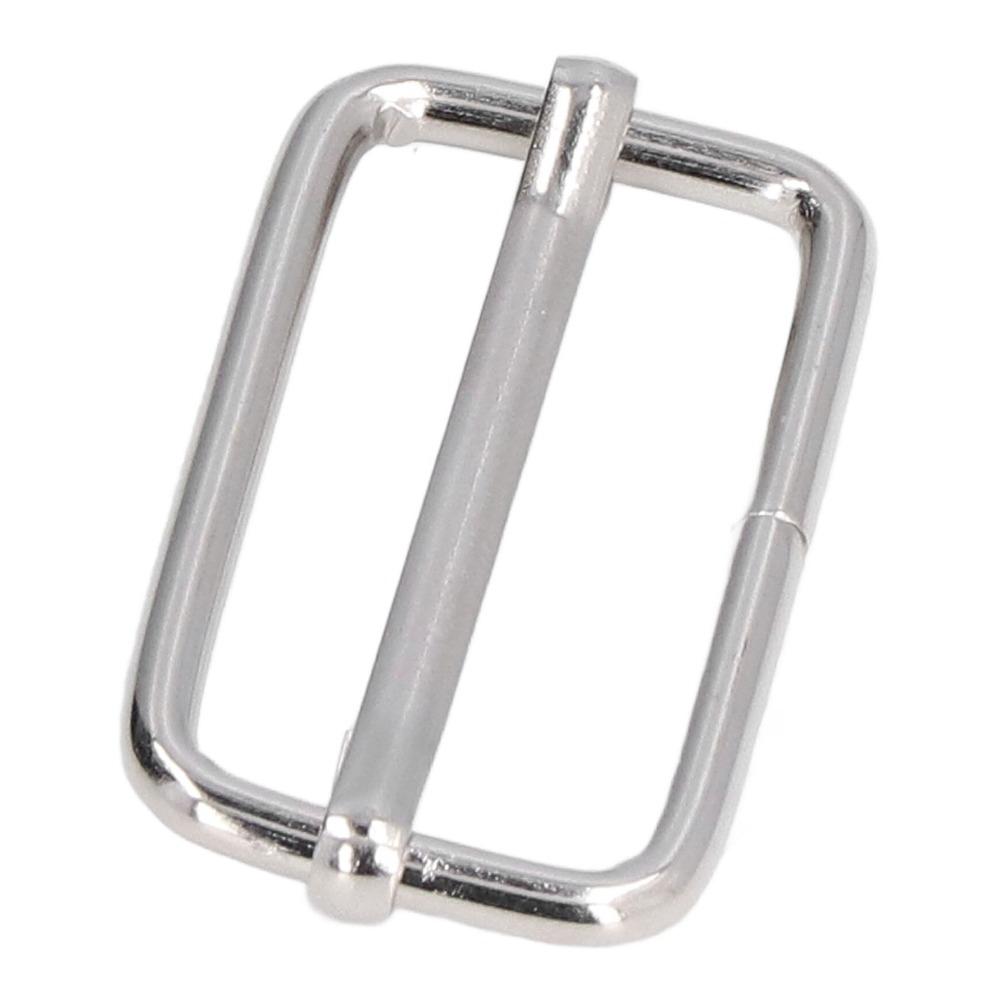50pcs Silver Tri-Glide Buckle Rectangle Shape Adjustable Strap Buckle  For Fasteners