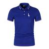 Printed 35% cotton men's casual Solid color slim fit Men's Polo shirt New summer fashion lapel Polo shirt for men