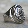 Vintage Gothic Sailboat Rings For Men Sailing Stainless Steel Viking Ring Talisman Men's Ring Cool Sailor Viking Accessories