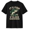 Fly Fishing Tshirt Summer Hip Hop T Shirts Man Pure Cotton Crewneck Oversized Clothing Shortsleeve Vintage Tshirt