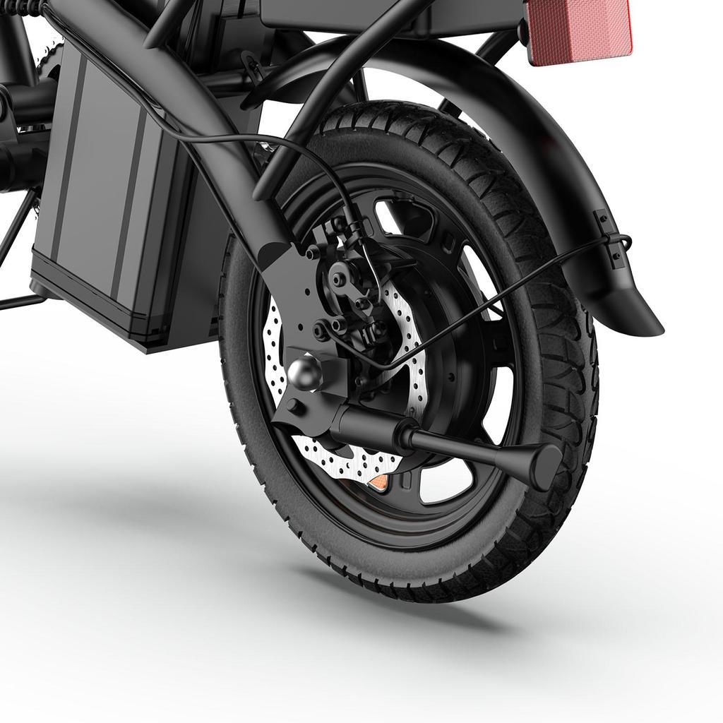 URLIFE F1L Adult Outdoor Folding E-Bike 48V7.5AH Battery 350W Motor City Electric Mountain Bicycle 14 Inch Off-Road Electric Bicycle