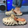 Men's Summer Coconut Hole Shoes - Anti-Slip Dual-Use Beach Sandals & Sport Slippers