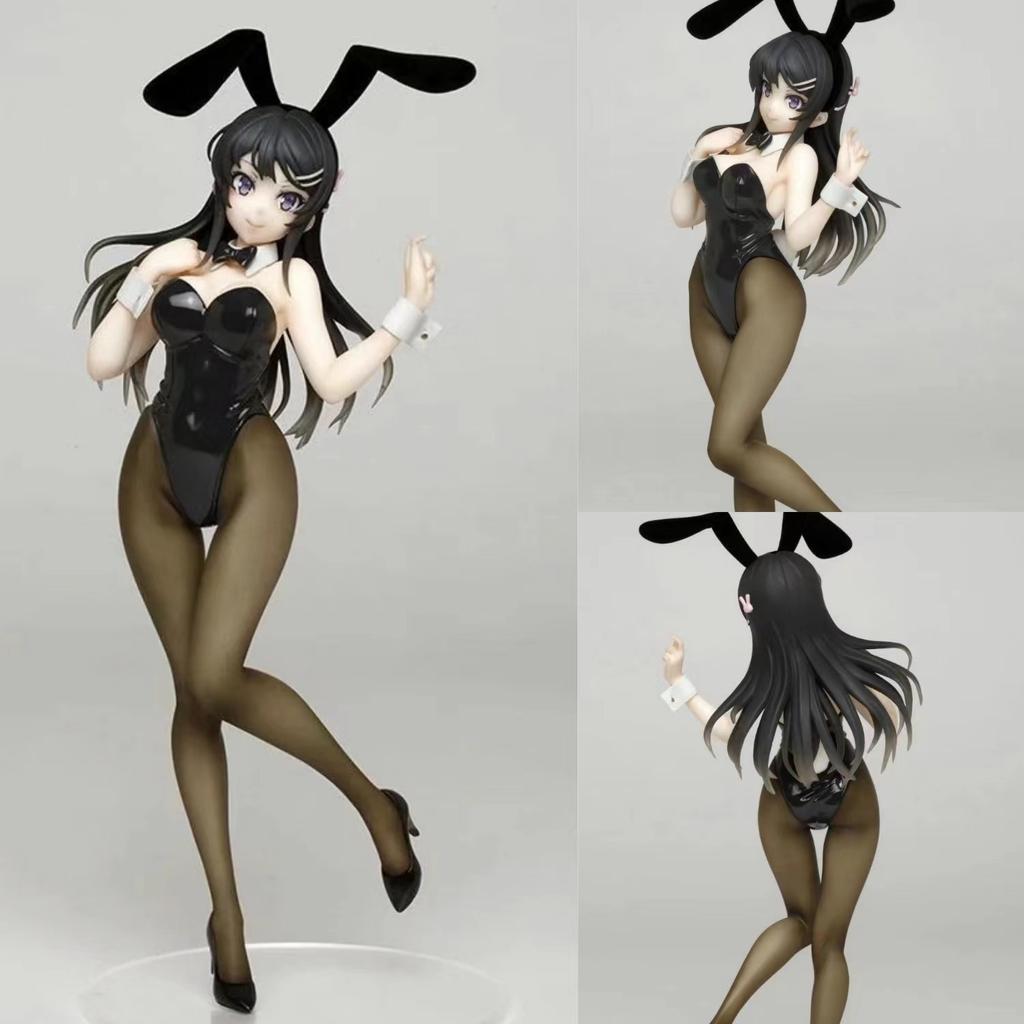 Anime Seishun Buta Yarou Wa Bunny Girl Senpai No Yume Wo Minai Sakurajima Mai Figure Bunny Girl Doll Toys Action Model Fans Gift