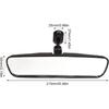 EVGATSAUTO Car Rear View Mirror, 8In Clear Image Anti Glare Interior Rear View Mirror, Universal For Cars Trucks