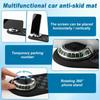 Multifunction Car Anti-Slip Mat, Car Dashboard Mobile Phone Holder, Anti Slip Mat Phone Holder And Temporary Parking Number Pad - Secure Storage For