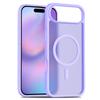 For iPhone 17 Air Case Compatible with MagSafe TPU Frame Acrylic Back Phone Cover Skin Touch