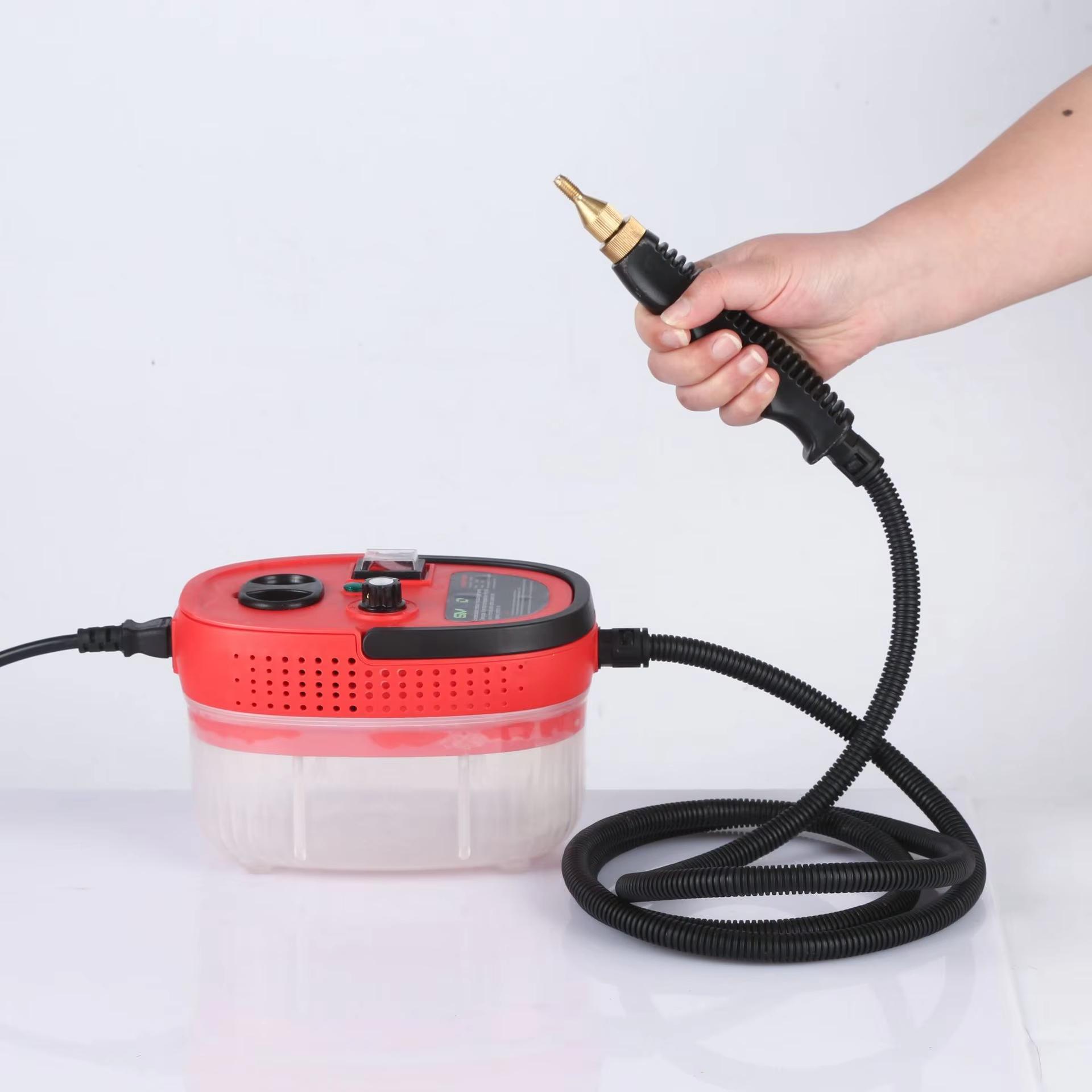 

2500W 110V220V Pressure High Temperature Household Steam Cleaners Air Conditioning Kitchen Hood Car Steaming Cleaner 220 V червоний