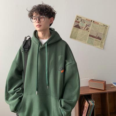 Hooded Sweatshirt Men's Autumn Vintage High Street Top Niche Casual Jacket