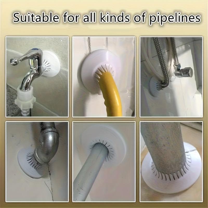 Kit de Acabamento de Tubulação/Remendo para Furo na Parede/Tampa de Tubulação de Ventilação de Furo na Parede de Plástico/para Válvulas de Chuveiro/Tubulações de Válvula de Ângulo/Torneiras/Placa Rápida Decorativa Acessórios de Cozinha