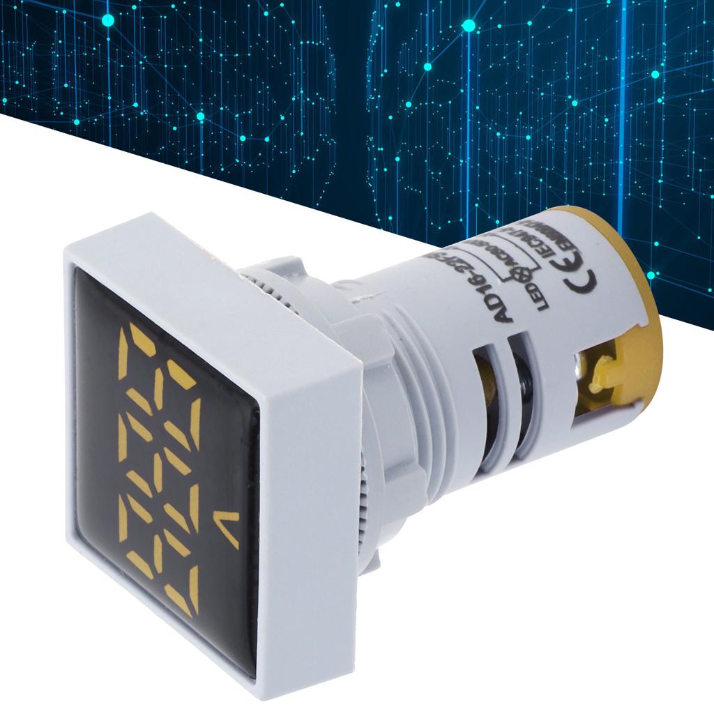 AD16‑22FSV Digital Voltage Signal Indicator Light Panel Voltage Meter Indicator 60.500V AC
