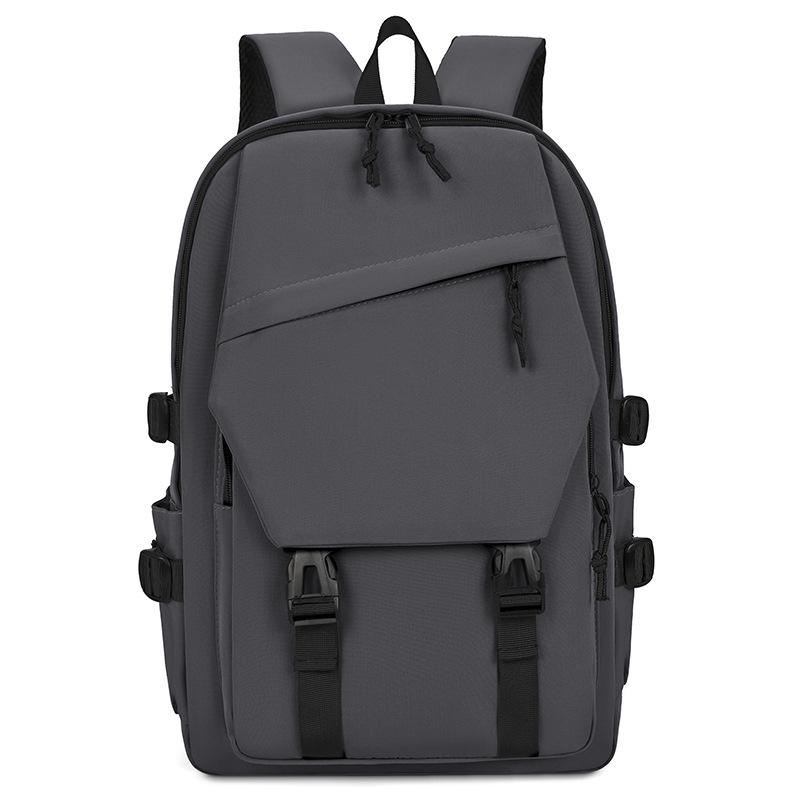 

Backpack Backpack High School Students Large Capacity Simple College Students Junior High School Students Versatile Travel Computer Bag School Bag серый