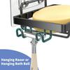 Stainless Steel Soap Rack with Hooks Soap Holder Soap Saver Wall Mounted Soap Dish  Kitchen