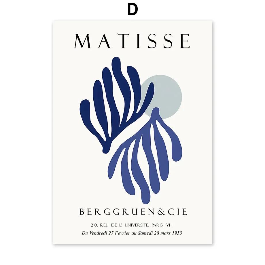 

Синий Матисс Леопард Современная Выставочная Галерея Живопись На Холсте Настенные Плакаты И Принты Настенные Картины Для Декора Гостиной 30x40cm No Framed