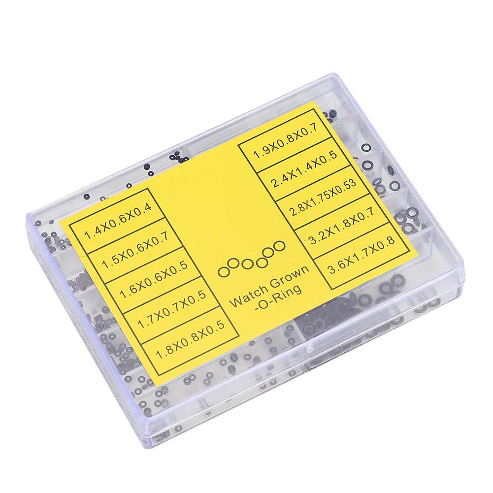 

500 шт. водонепроницаемое кольцо для часовой головки, уплотнительное кольцо для заводной головки, водонепроницаемые уплотнители, инструменты для ремонта часов
