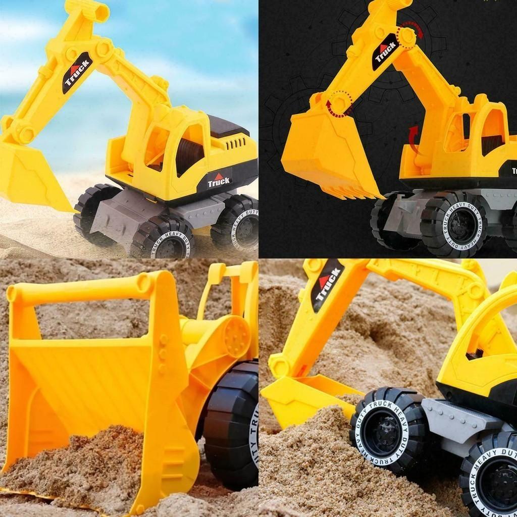 Durable Abs Plastic Engineering Construction Truck Excavator Digger Vehicle Car Toy