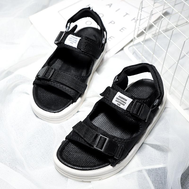 Summer New Men's Sandals Korean Edition Trend Fashion Outdoor Leisure Sports Beach Shoes Couple Sandals