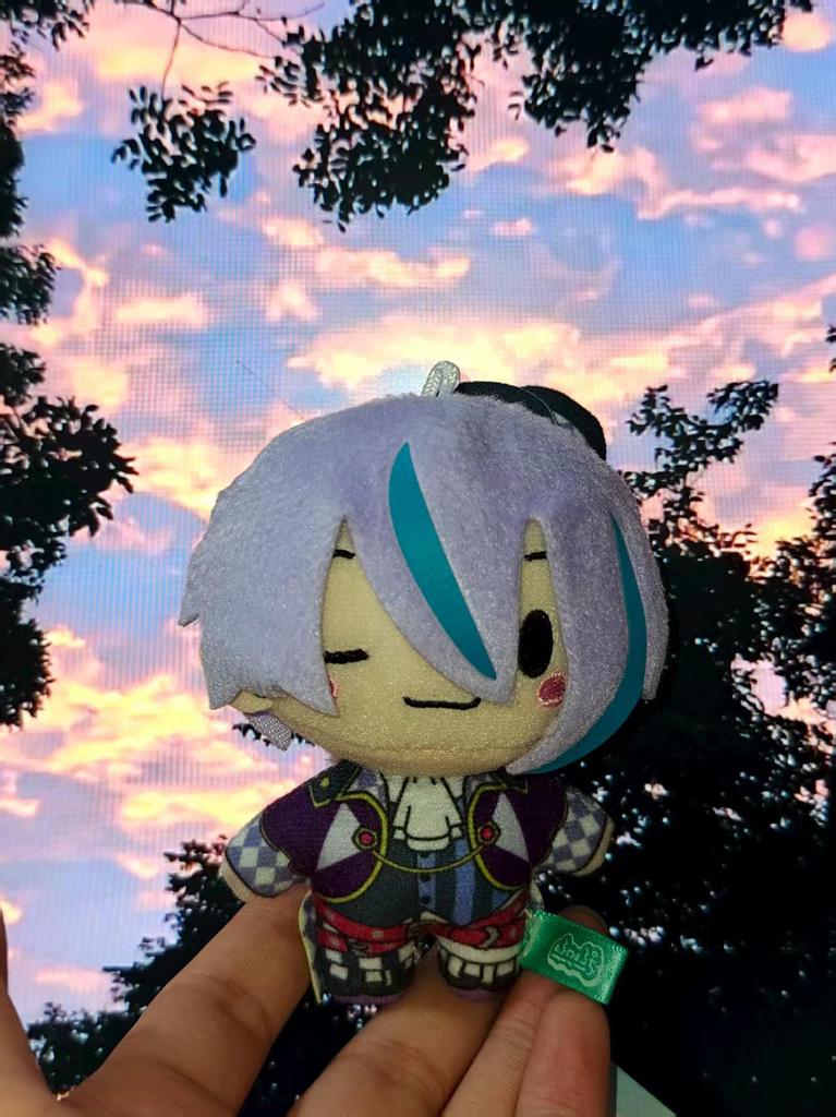 Boneco de Pelúcia Feijão Project SEKAI Hatsune Miku: Shinonome Akito, Kusanagi Minato, Aoyagi Touya