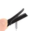 10Pcs Black Metal Pinch Alligator Hair Clips 40Mm With Wire Coil Spring Craft Hairpin For  Party Favor Children Toy
