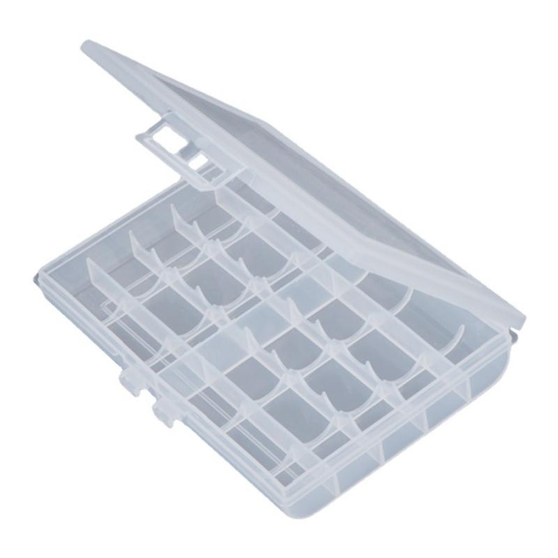

10 Grid AA Plastic Battery Holder Case AA Batteries Storage Box Holder Hard Case Cover Organizers Container