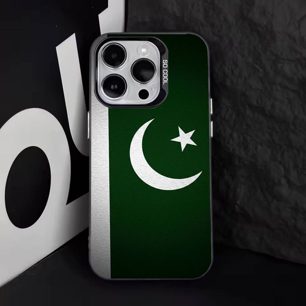 

P-Pakistan-n Flag Phone Case For iPhone 17,16,15,14,13,12,11,Pro,Max,Plus,E,Air,Mini Black Tpu Cover iPhoneXR