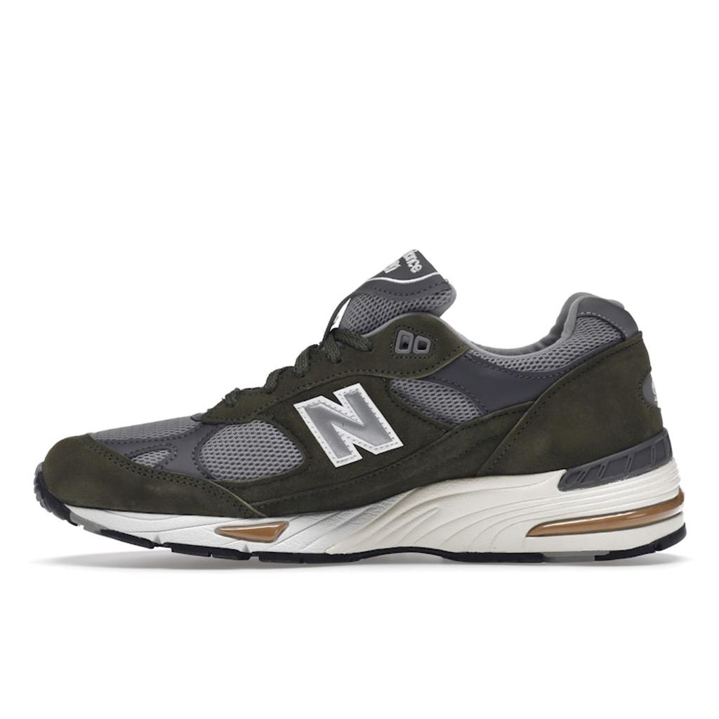 New Balance 991 Made In England Green Grey Men Sneakers Tan M991GGT