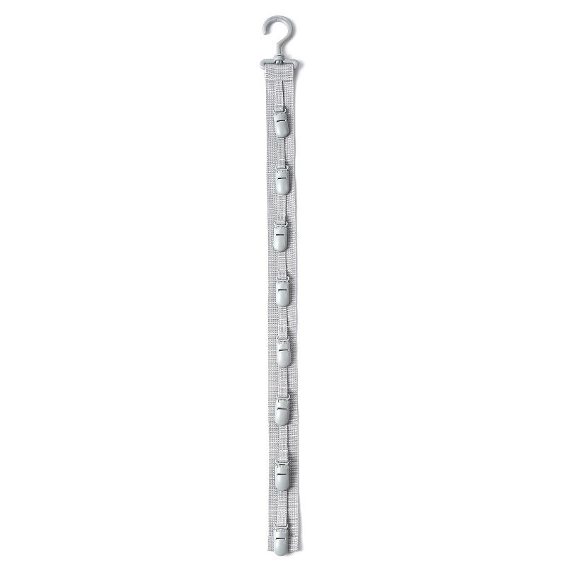 Hat Organizer Display Hanging Rope Hat Storage Clips Wardrobe Hat Rack for Baseball Caps Hat Hanger for Closet Door and Bedroom