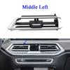 Dashboard Center Left Right AC Air Vent Grille Outlet Repair Kit Car Accessoires For BMW X5 X6 X7 Series G05 G06 G07 64119458543