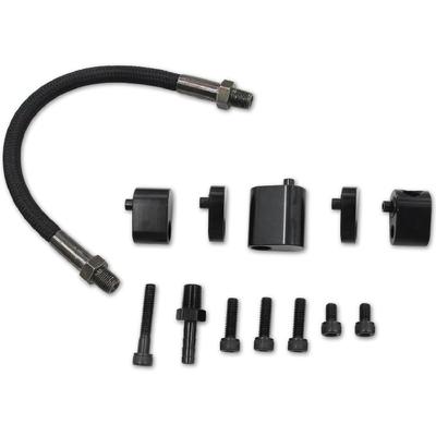 Black Pro Suit LS Coolant/Steam Port For All GM LS Series Engines LS Throttle Body Bypass Hose Kit