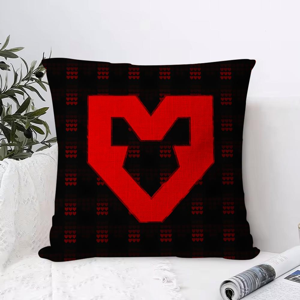 Game CCS Team Cushion Cover Eco Linen Pillow Case DoubleSided Print Breathable Durable Hidden Zipper Home Decor Gift