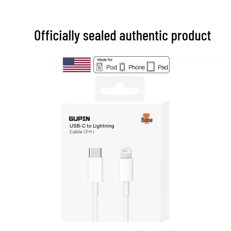 Carregador USB Original Apple para Carro e Cabo de Extensão para Carregamento Rápido de iPhone/iPad