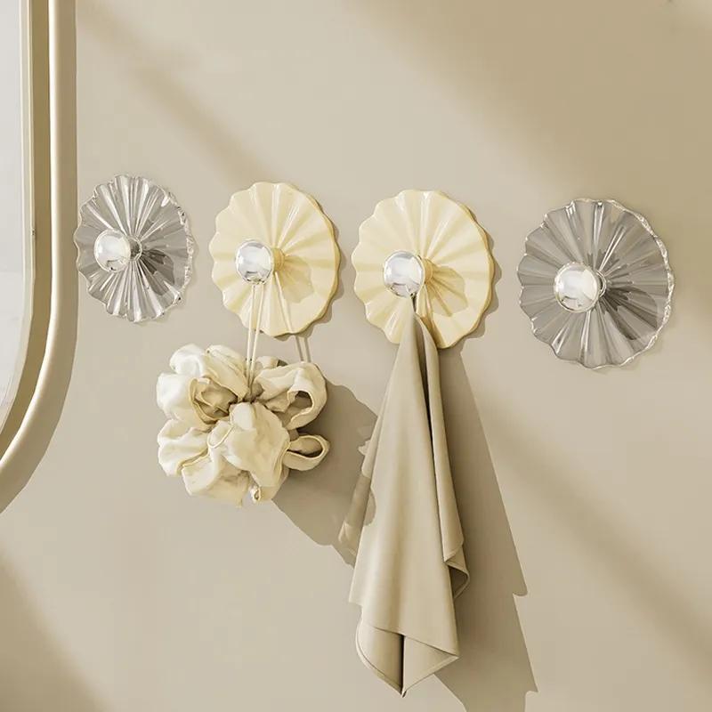 4 ks nových háčků na zeď, zavěšení na ručníky, klíčenky, silný samolepicí hák, koupelnový věšák na oblečení, kuchyňské doplňky, domácí dekorace