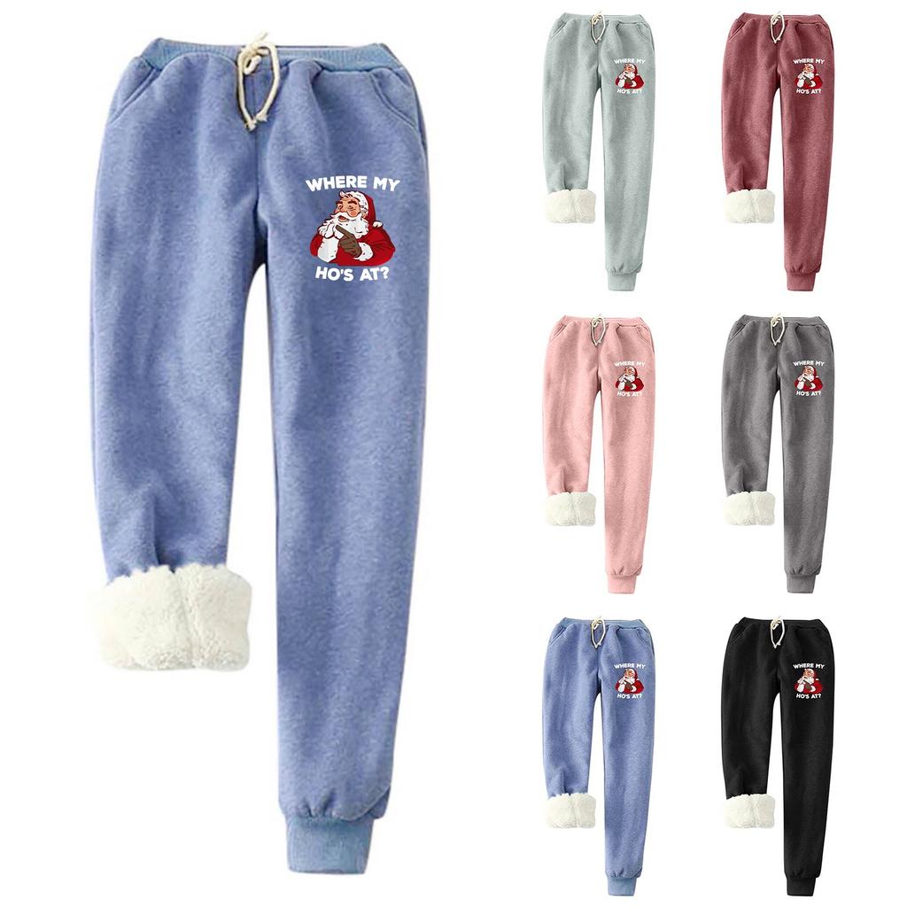 Women Fashion Christmas Print High Strength Elastic Belly Soft Leggings