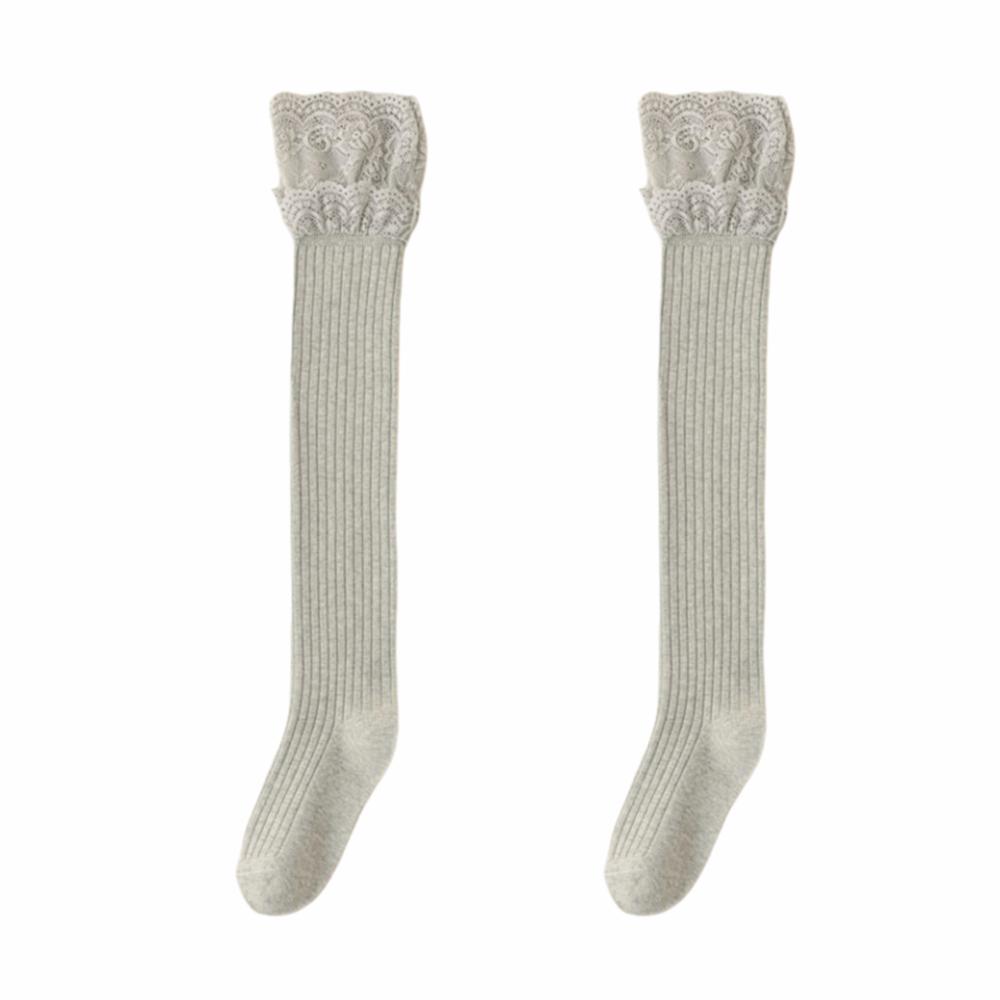 Breathable Women's Long Socks Solid Color Knee High Socks Fashion Girl's Stacked Socks Boot Socks