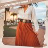 Westliche Ledergürtel für Damen Concho Cowgirl Cowboy Scheibengürtel für Damen Breiter Boho Country Taillengürtel für Kleid