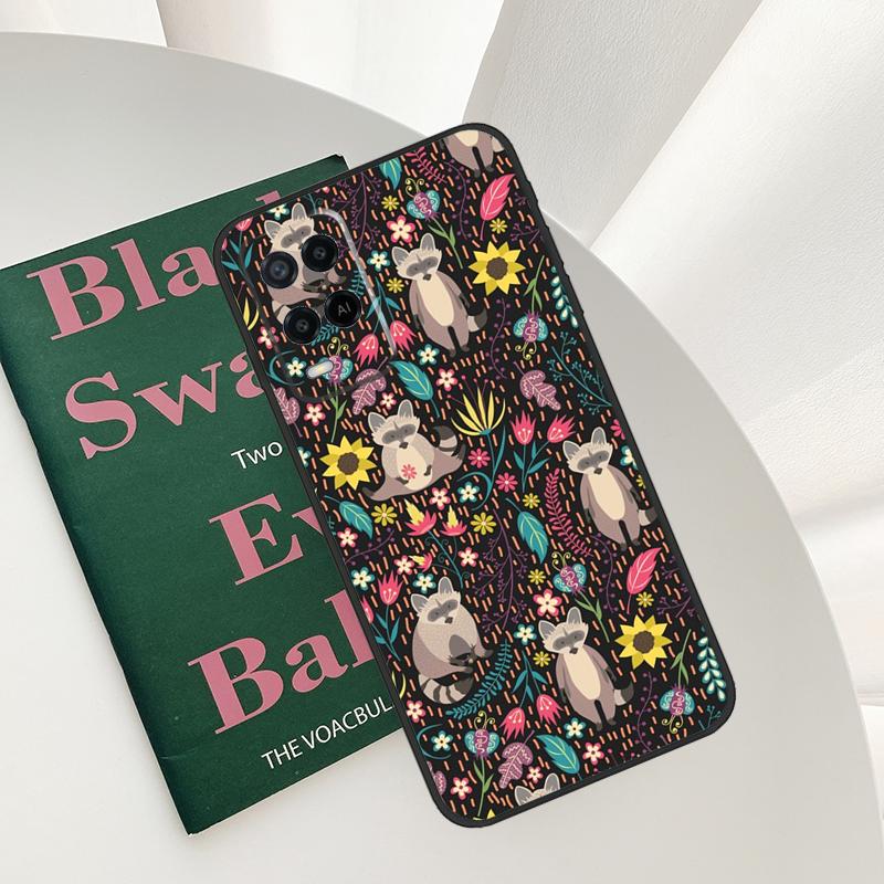 Tigers Leopards Tropical Leaves Case For Oppo A15 A16 A17 A52 A72 A76 A96 A54 A74 A94 A54S A57S A58 A78 A98 A57 A77 Cover