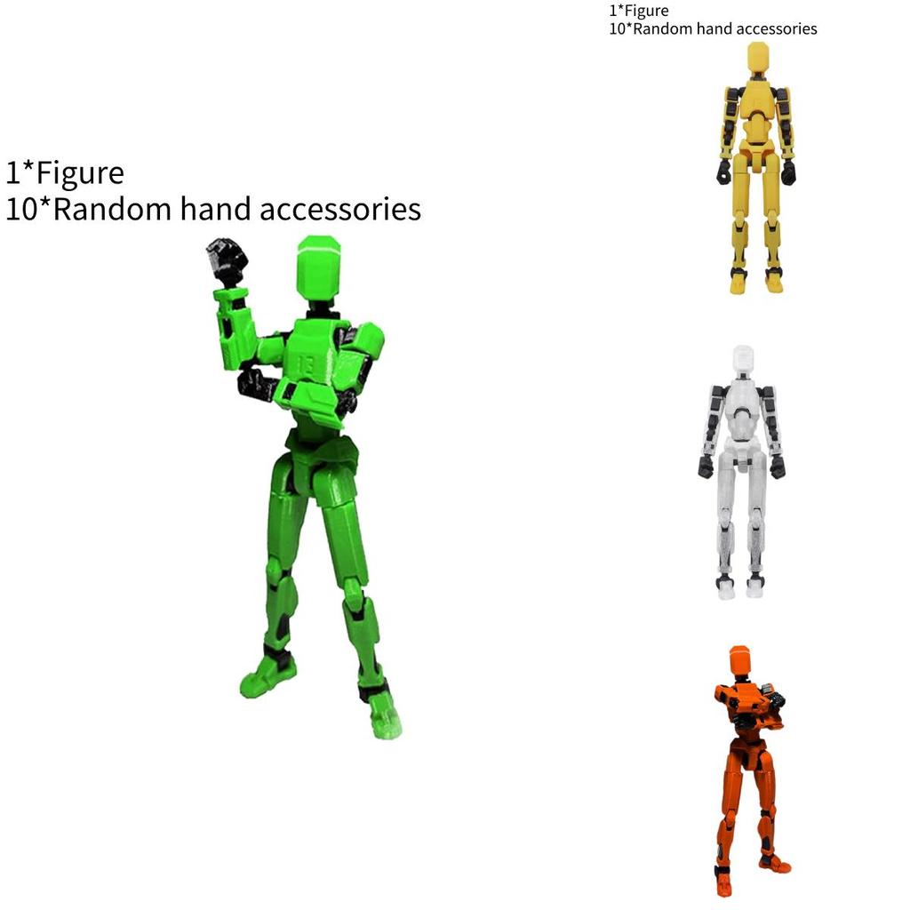Lucky 3d Printed 13 Action Figure Decompressio Multi Jointed Movable Figures