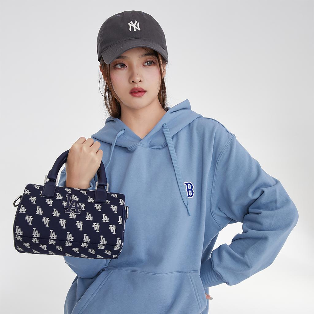 New MLB Artificial Leather Handbags Crossbody Bags Regular Unisex Marine Blue 3ABWS013N-07NYD