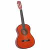 VidaXL Guitare classique de débutants et enfants 3-4 36" Tilleul, bois foncé