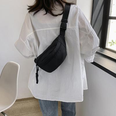 Lightweight Canvas Small Bag Women's Versatile Summer New Simple Shoulder Backpack Men's Sports Breast Bag Casual Messenger Bag