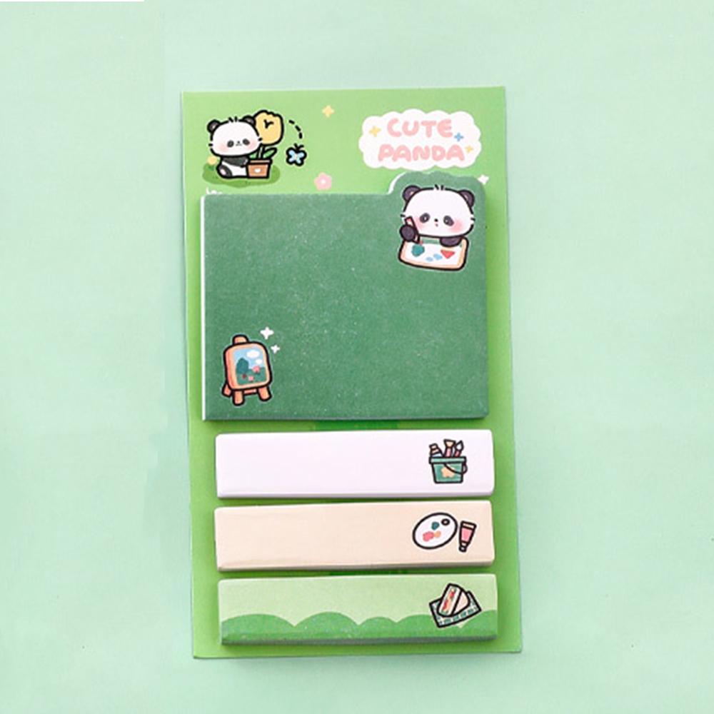 

1 шт. Милая кавайная панда бумажные липкие заметки креативный блокнот блокноты офис школьные канцелярские принадлежности клейкие наклейки украшения