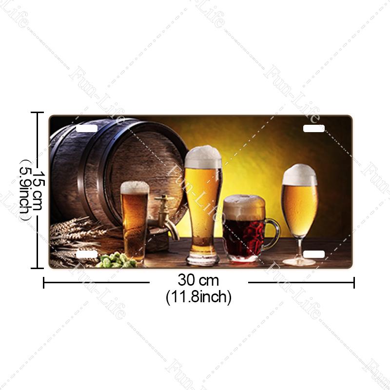 Vintage Brazil Car Number Poster License Plate Popular City Brazil National Flag Retro Tin Signs Home Decor Stickers 15x30cm