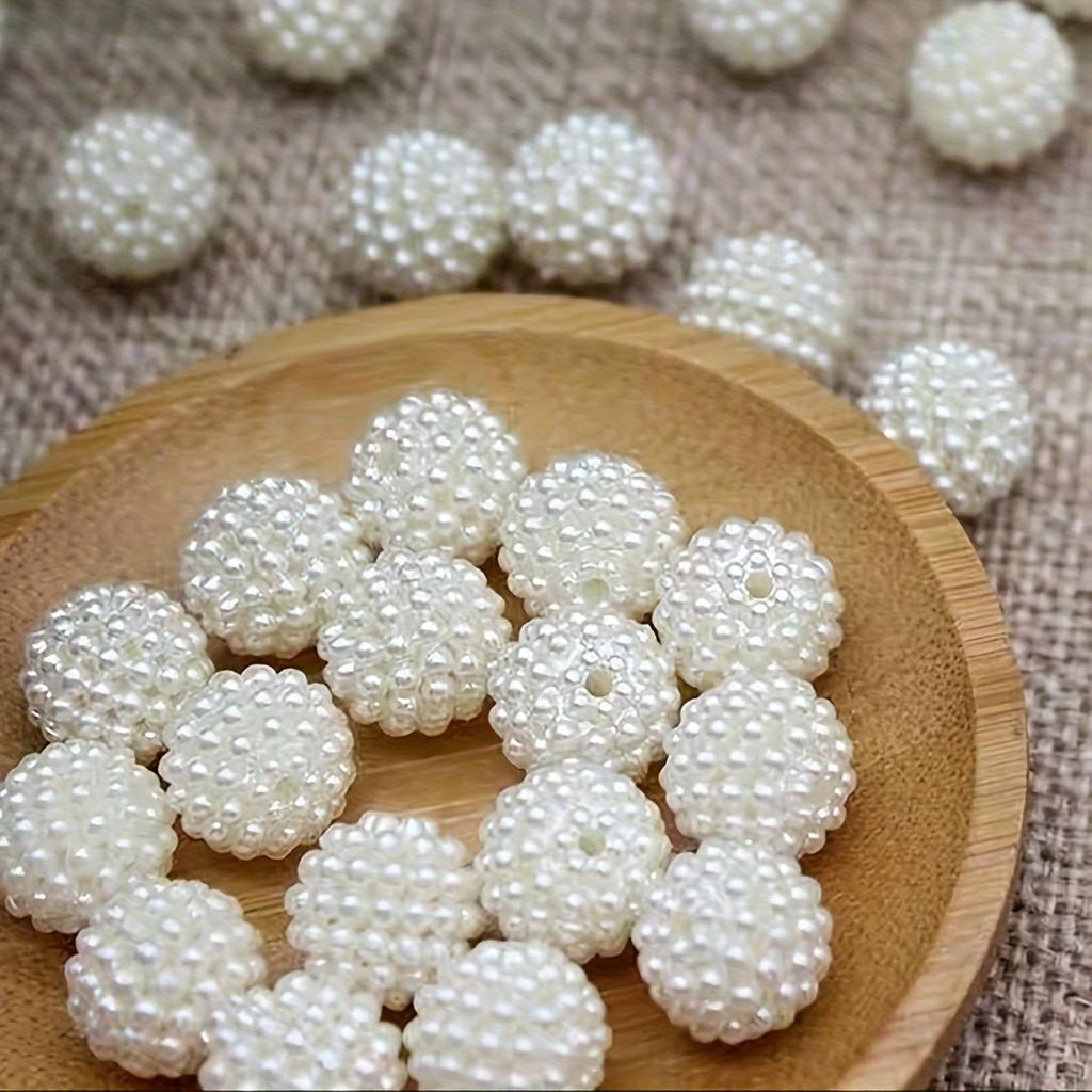10Mm12Mm 50Pcsset Ball Beads For Jewelry Making Handmade Bracelet Necklace Key Chain Accessories